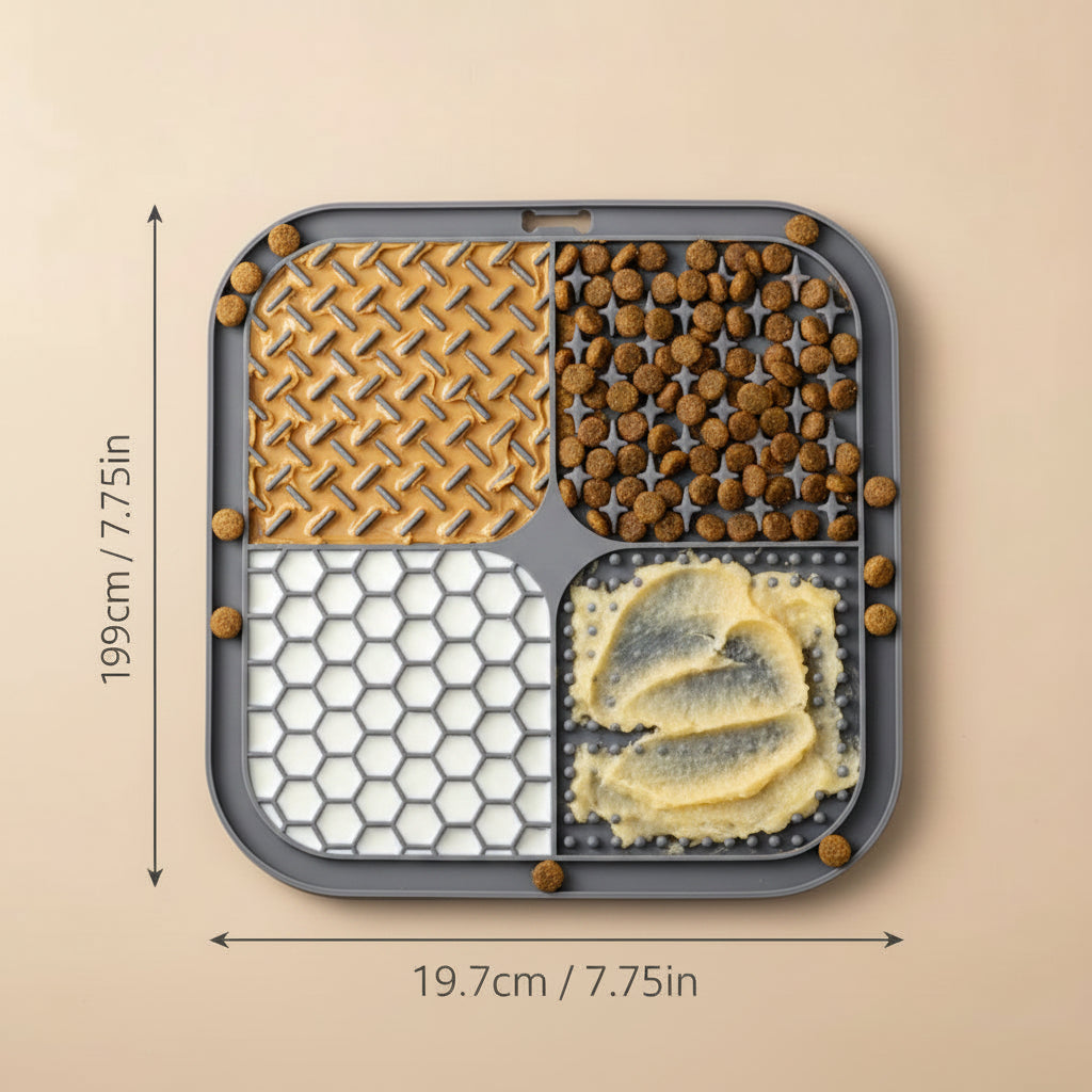 Cat Slow Feeding Licking Pad Pet Meal Pad Silicone Tape Suction Cup Pet Slow Feeding Pad Advanced Licking Board Feeding