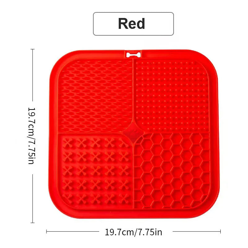 Cat Slow Feeding Licking Pad Pet Meal Pad Silicone Tape Suction Cup Pet Slow Feeding Pad Advanced Licking Board Feeding