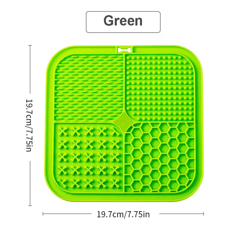 Cat Slow Feeding Licking Pad Pet Meal Pad Silicone Tape Suction Cup Pet Slow Feeding Pad Advanced Licking Board Feeding