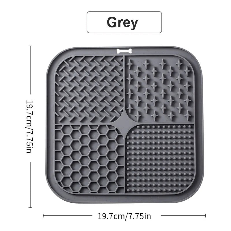 Cat Slow Feeding Licking Pad Pet Meal Pad Silicone Tape Suction Cup Pet Slow Feeding Pad Advanced Licking Board Feeding