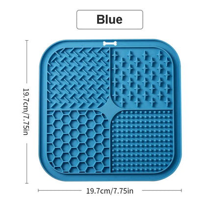 Cat Slow Feeding Licking Pad Pet Meal Pad Silicone Tape Suction Cup Pet Slow Feeding Pad Advanced Licking Board Feeding