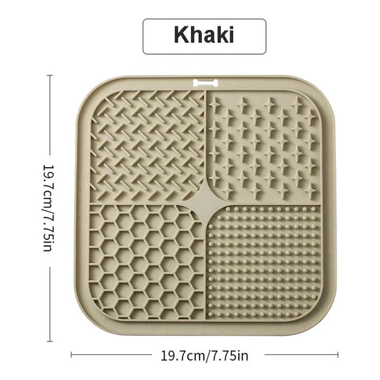 Cat Slow Feeding Licking Pad Pet Meal Pad Silicone Tape Suction Cup Pet Slow Feeding Pad Advanced Licking Board Feeding