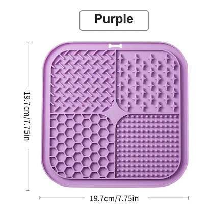 Cat Slow Feeding Licking Pad Pet Meal Pad Silicone Tape Suction Cup Pet Slow Feeding Pad Advanced Licking Board Feeding