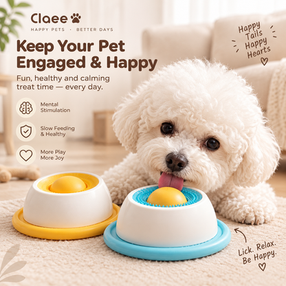 Claoe TreatTumble - Cuenco de alimentación lenta para mascotas